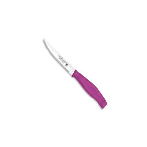 Cuchillo Chuletero Microdentado Fucsia Serie Menaje