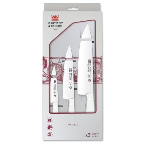 Pack Serie Escorial Blanco 3 piezas